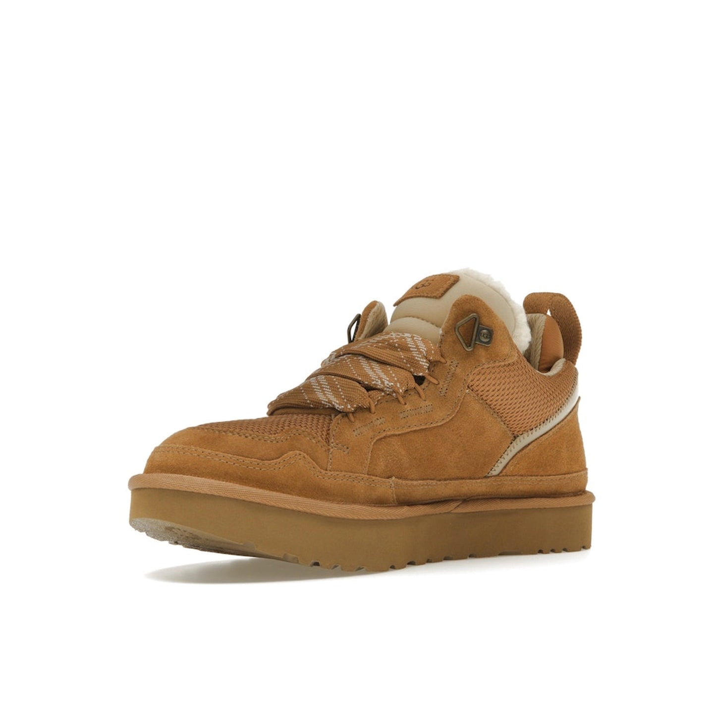 UGG Lowmel Chestnut Women's sneakers, front view, model 1144032-CHE, in chestnut brown.