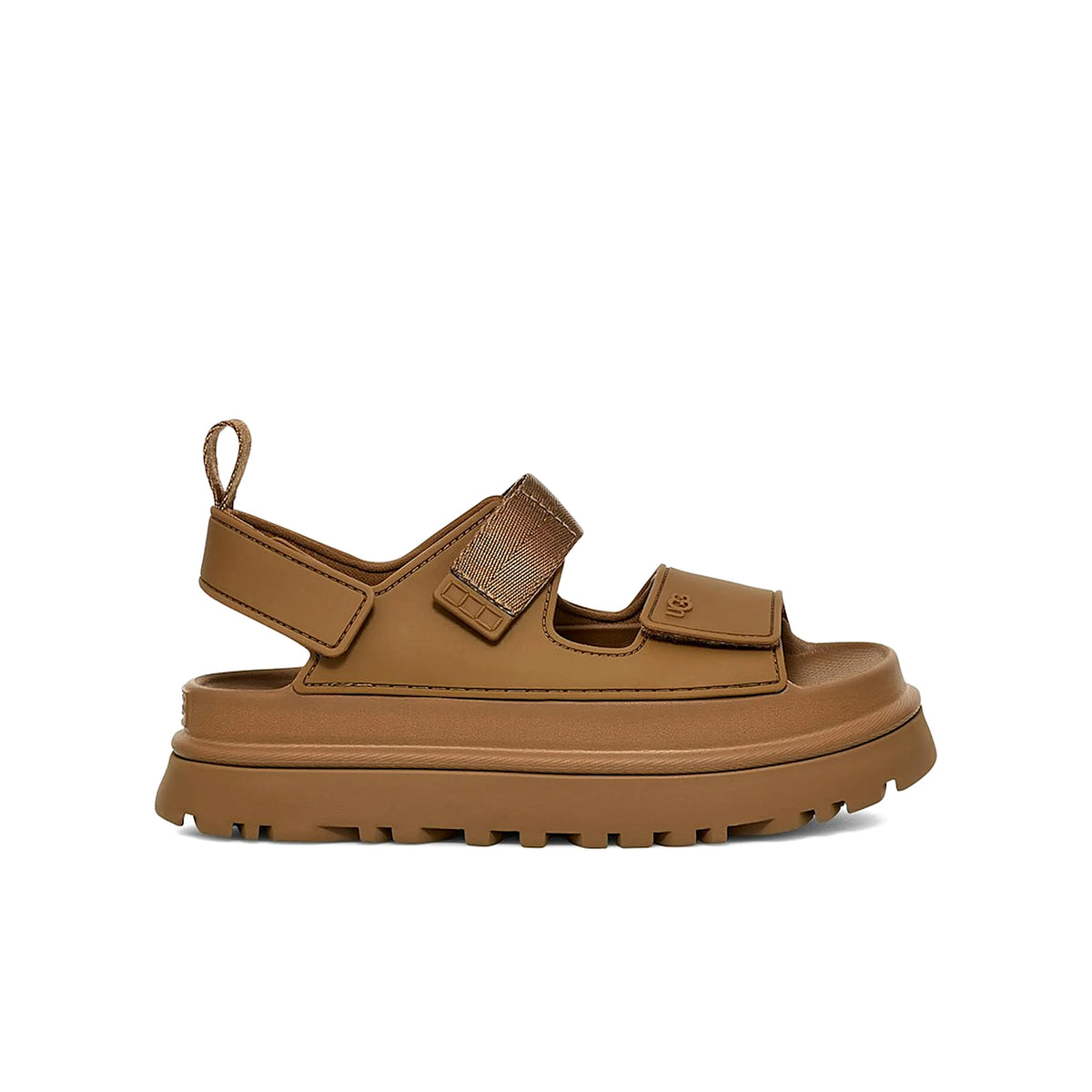 UGG GoldenGlow Sandal Bison Brown women's suede