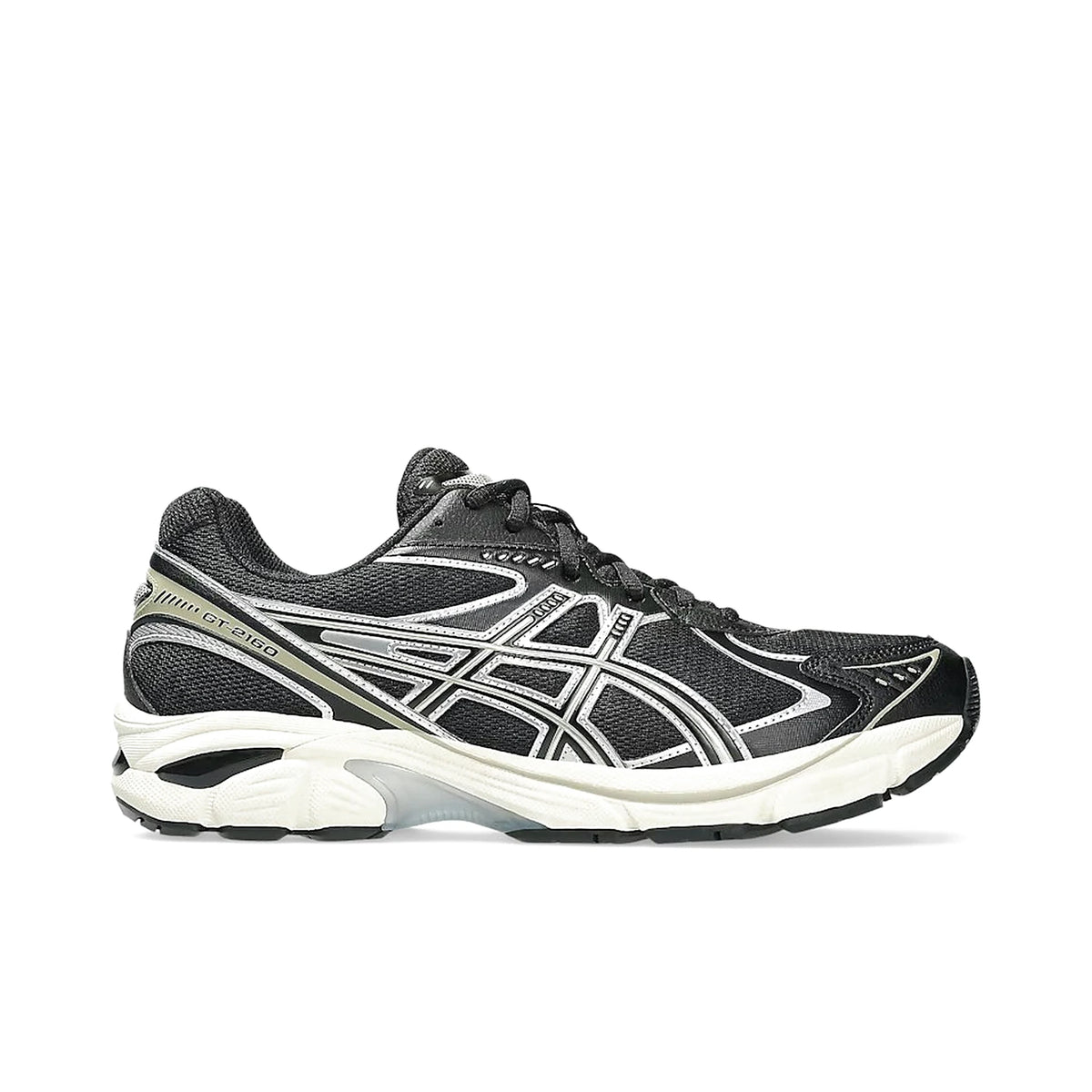 ASICS GT-2160 unisex black and wool shoe made of wool and leather