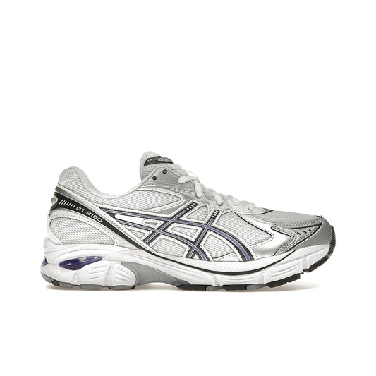 ASICS GT-2160 men’s sneaker in white with space lavender accents, leather upper