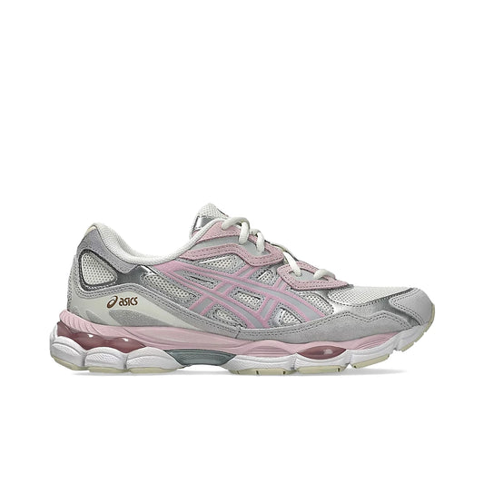 ASICS Gel‑NYC Concrete/Barely Rose unisex sneakers with mesh upper