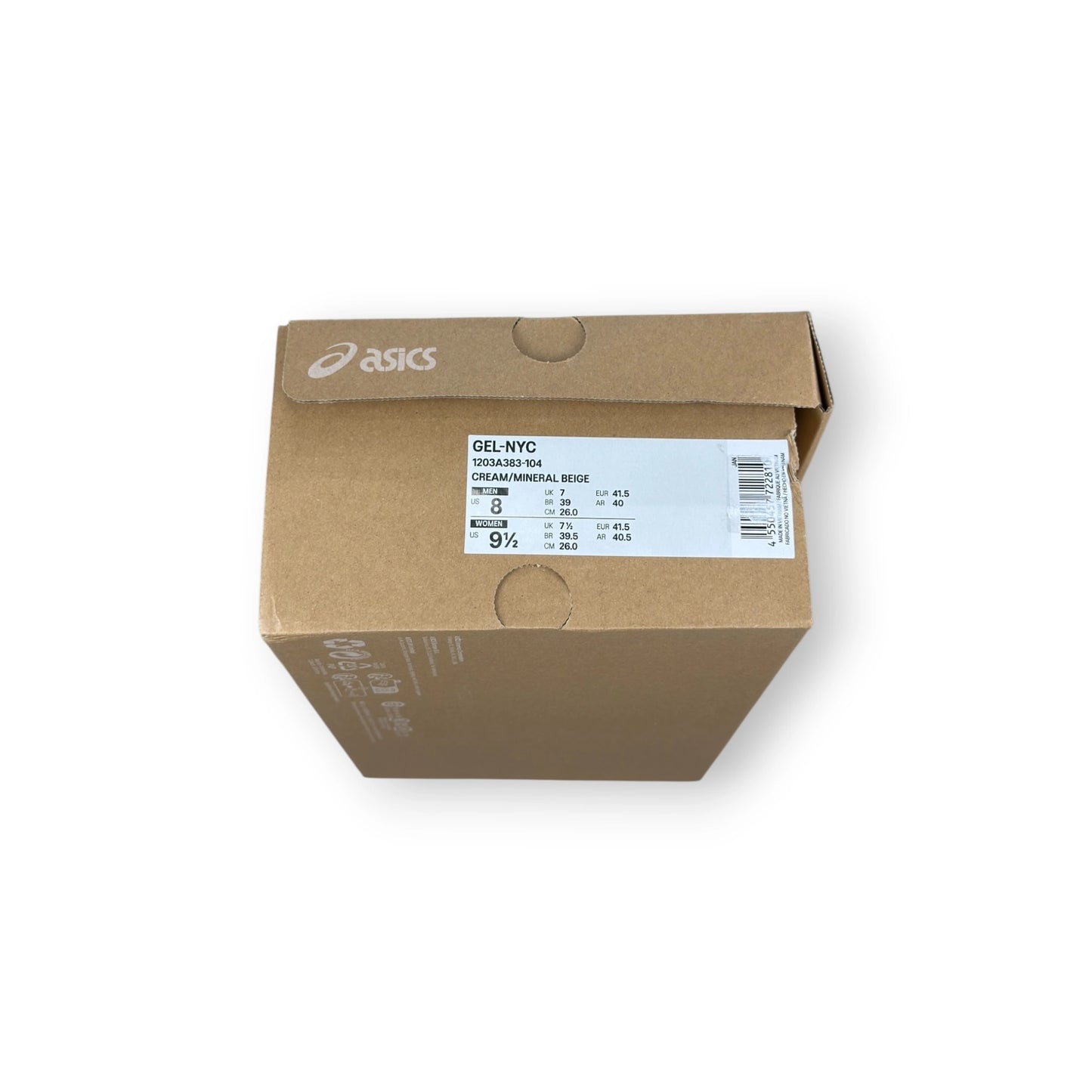 ASICS Gel-NYC Cream Mineral Beige Pink 1203A383-104 – EU 41.5, brand new with original box