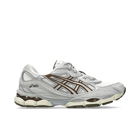 ASICS Gel‑NYC men’s sneaker in cream and cement grey leather
