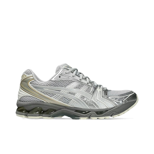 ASICS Gel-Kayano 14 Concrete/Pure Silver men's shoe, mesh and leather