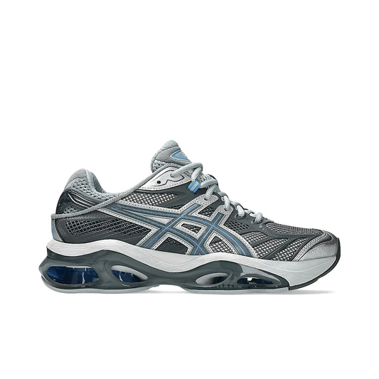 ASICS Gel-Kinetic 2.0 Pure Silver/Blue Coast men's suede & textile sneakers