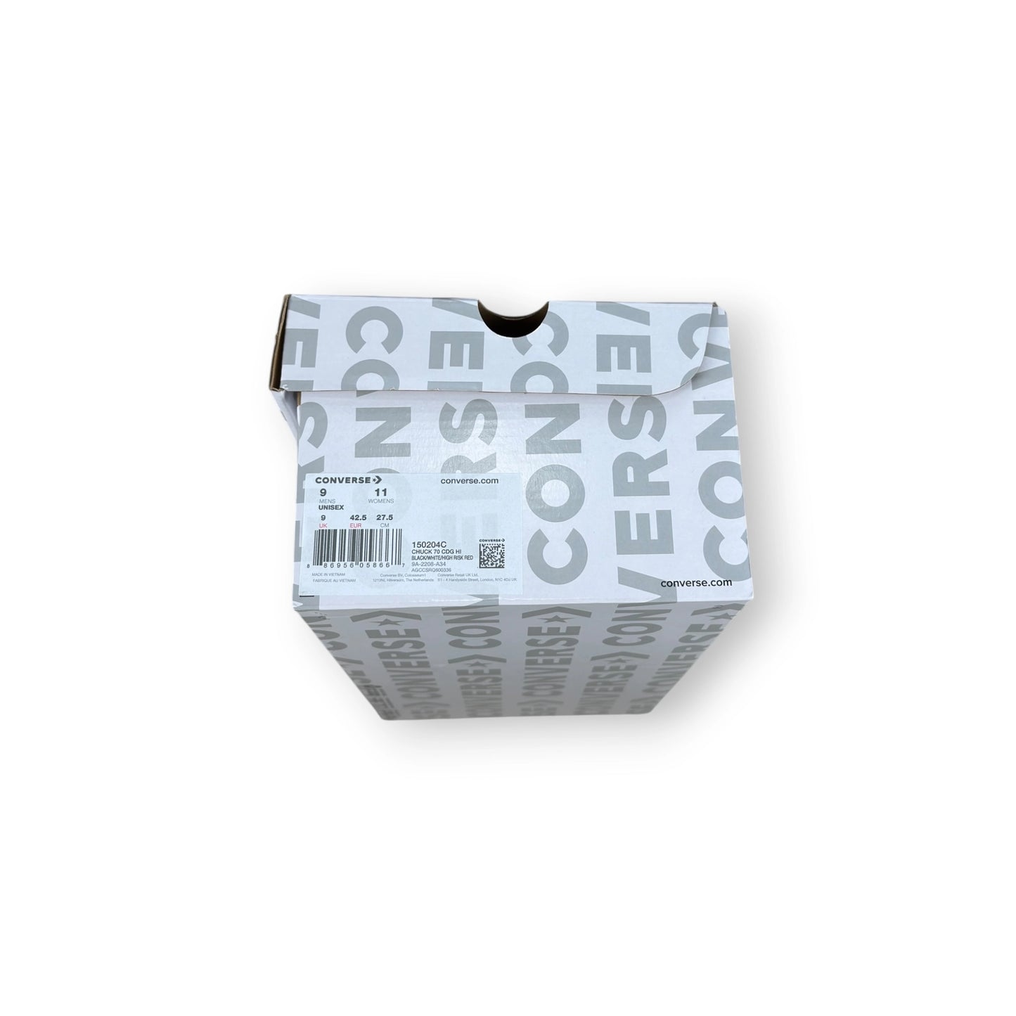 Converse Chuck Taylor All Star 70 Hi Comme des Garcons PLAY Black 150204C – EU 42.5, brand new with original box