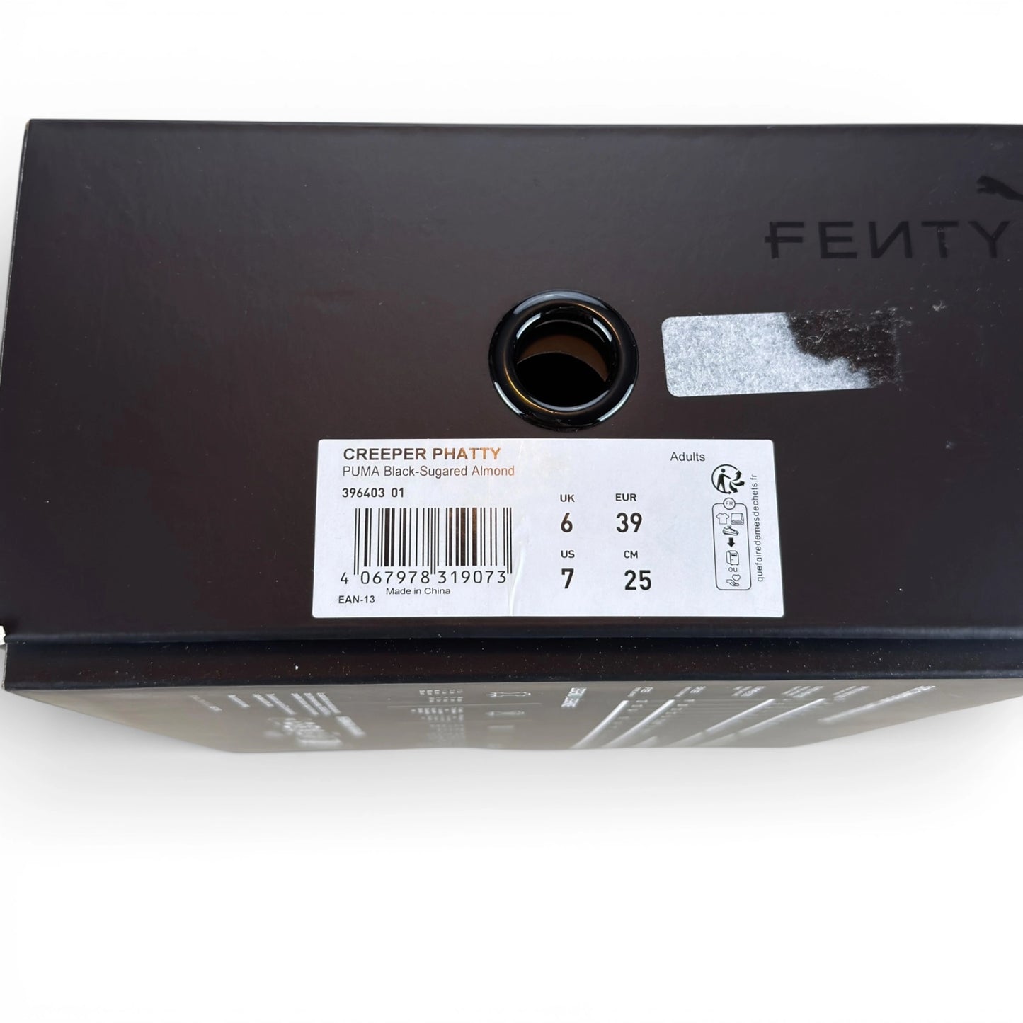 Puma Creeper Phatty Rihanna Fenty Black 396403-01 – EU 39, brand new with original box