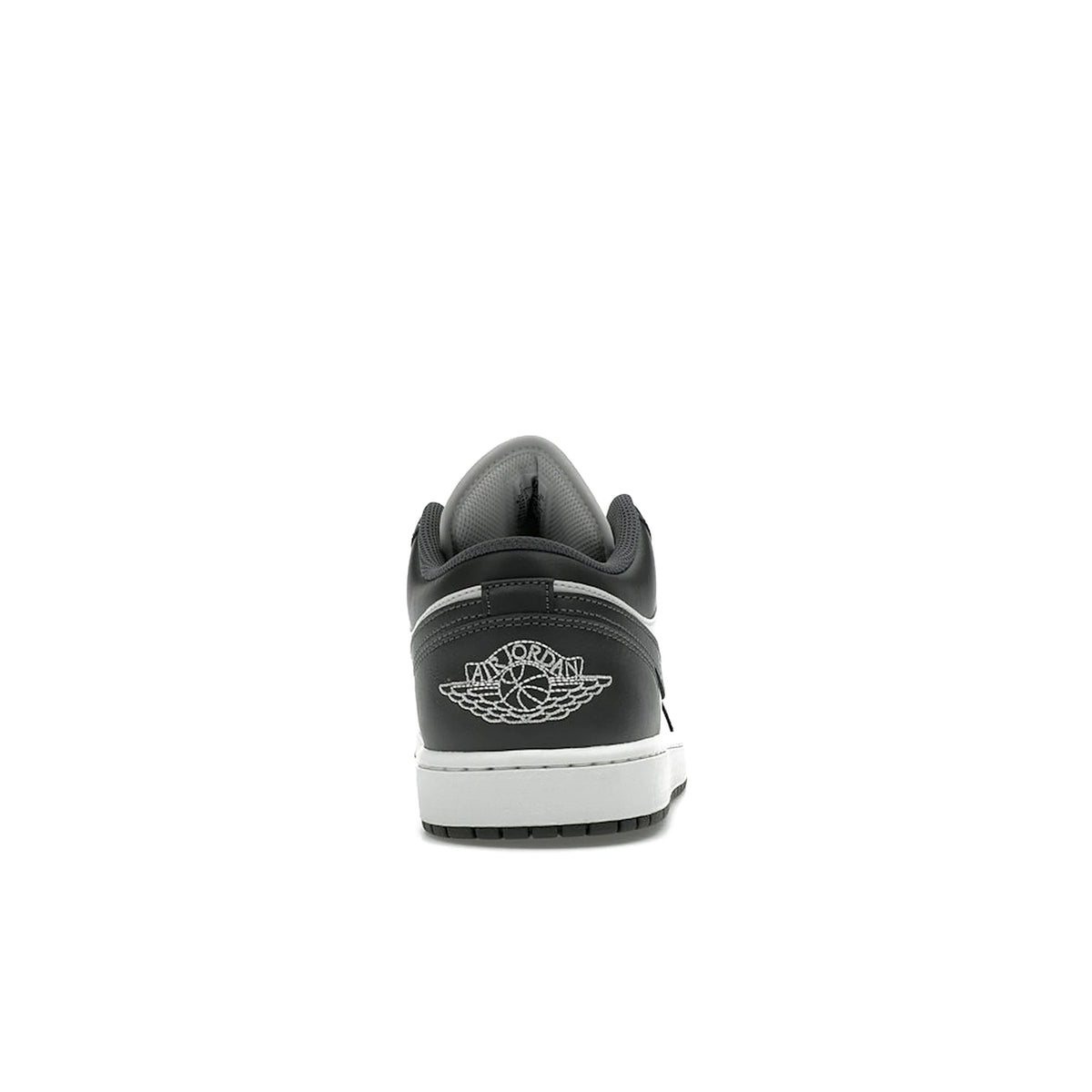 Jordan 1 Low Grey White sneaker in leather, grey and white, unisex – image 4 of 4