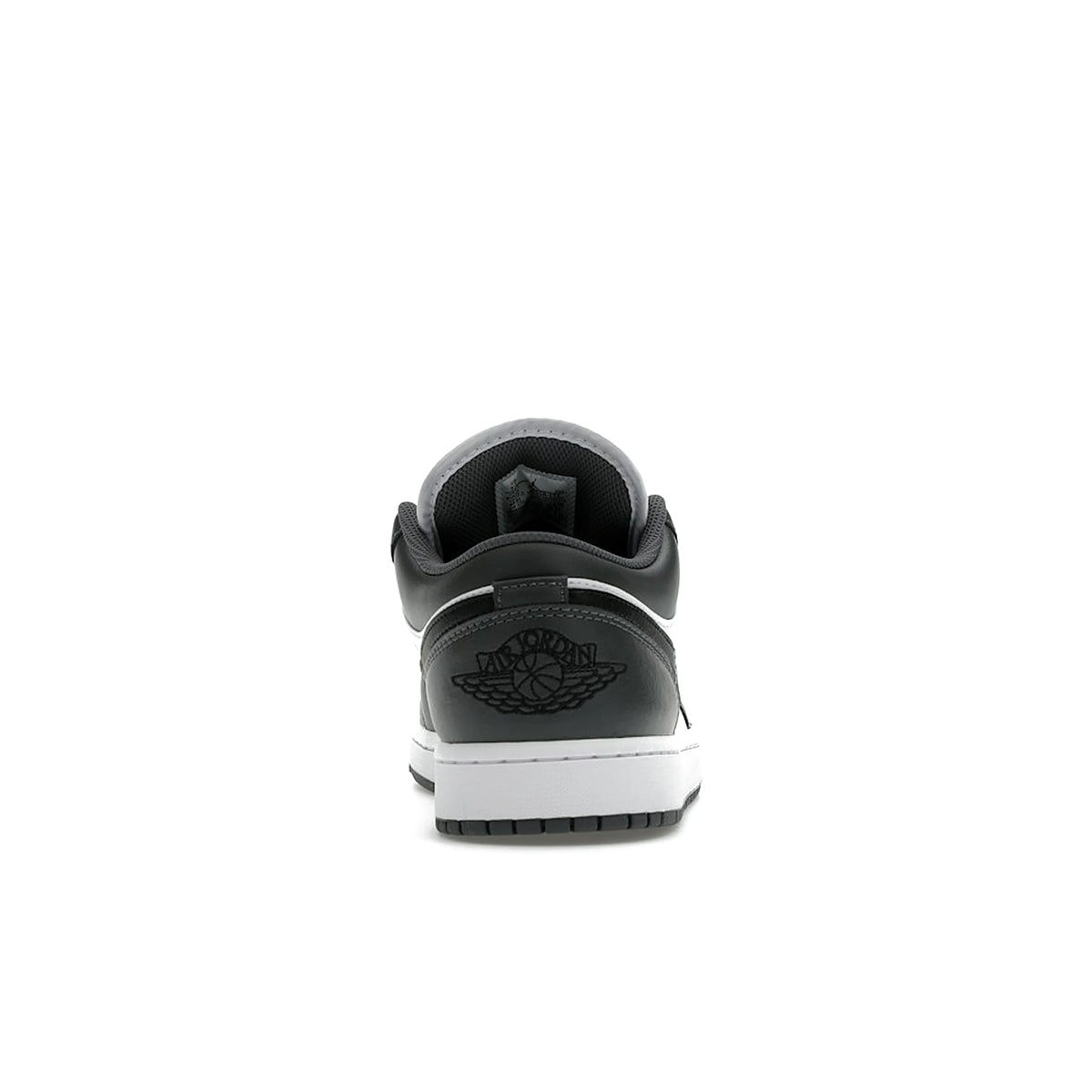 Jordan 1 Low in iron grey, white and black leather – image 4 of 4