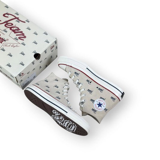 Converse Chuck 70 Hi Patta Mini Logo Pack Natural Ivory A12831C – EU 44, brand new with original box