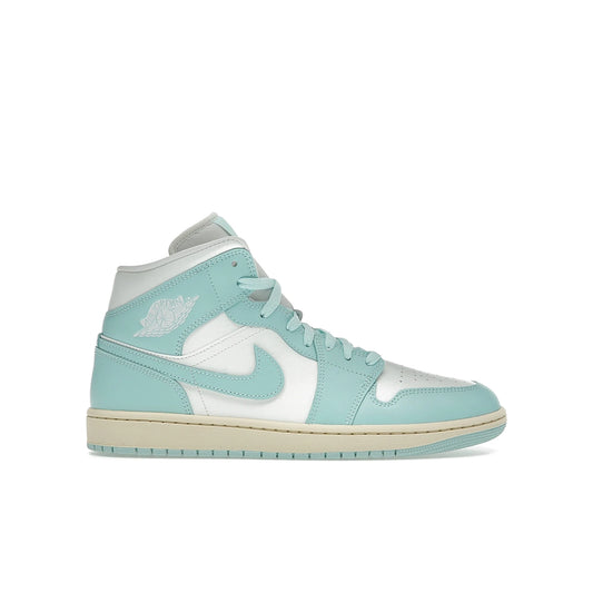 Jordan 1 Mid Light Dew women’s sneaker in sail, muslin and light dew leather