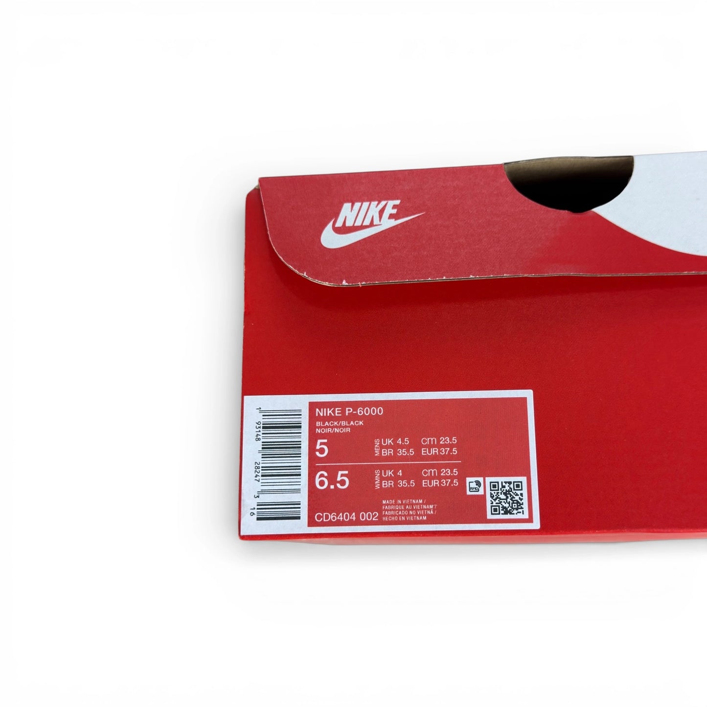 Nike P-6000 Black CD6404-002 – EU 37.5, brand new with original box