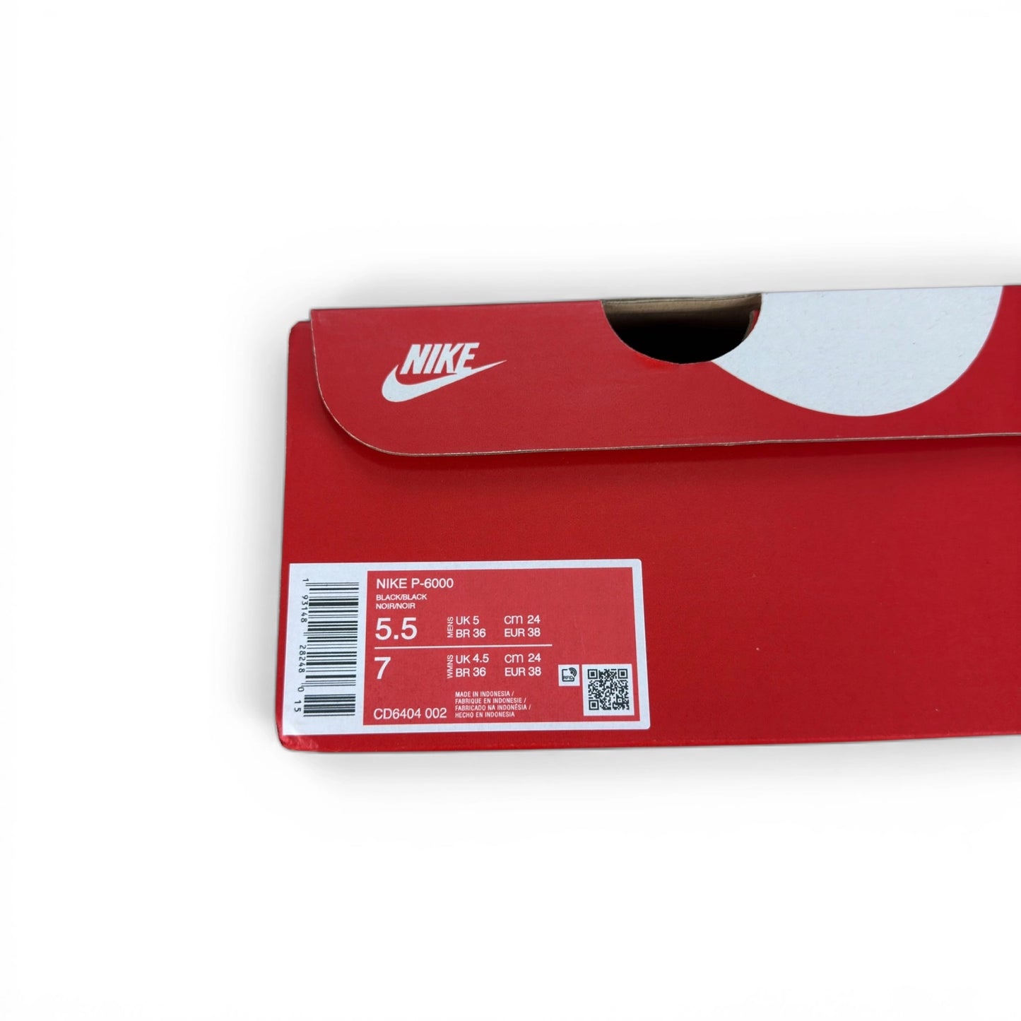 Nike P-6000 Black CD6404-002 – EU 38, brand new with original box