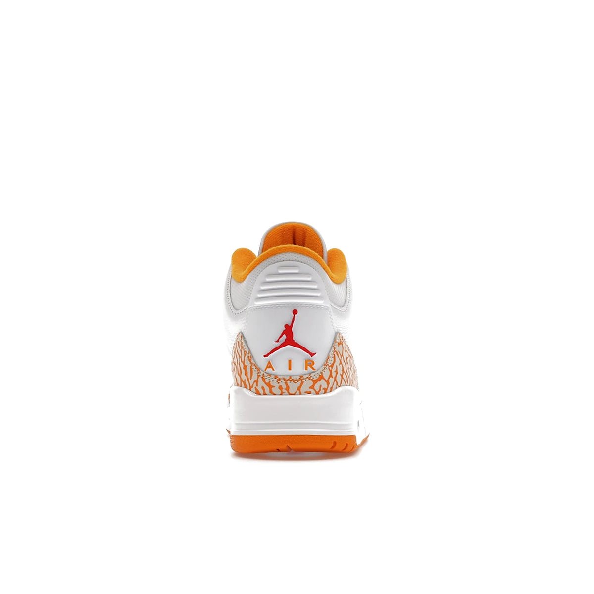 Jordan 3 Retro Orange Citrus leather shoe in white, cement grey, fire red and multicolor – image 4 of 4
