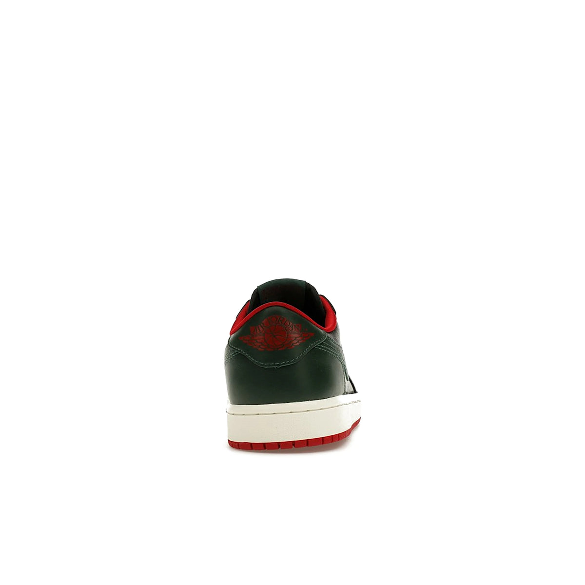 Jordan 1 Retro Low OG women's shoe in black, gorge green, varsity red and sail accents – image 4 of 4