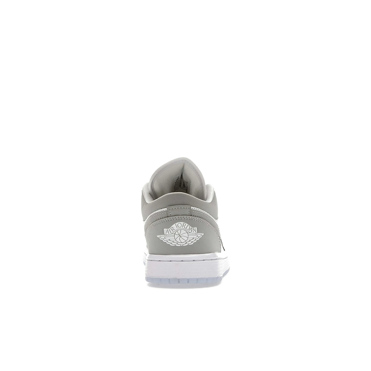 Jordan 1 Low Wolf Grey women's shoes in white and wolf grey with aluminium accents – image 4 of 4