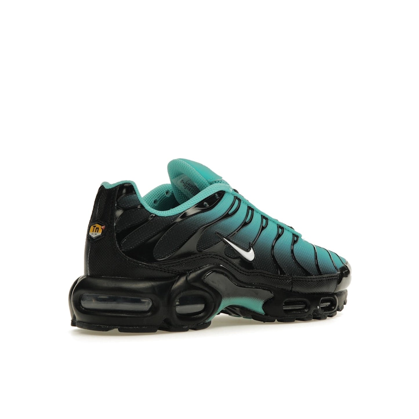 Nike Air Max Plus Light Retro Blue sneakers, back view, model DM0032-401 in blue and white.