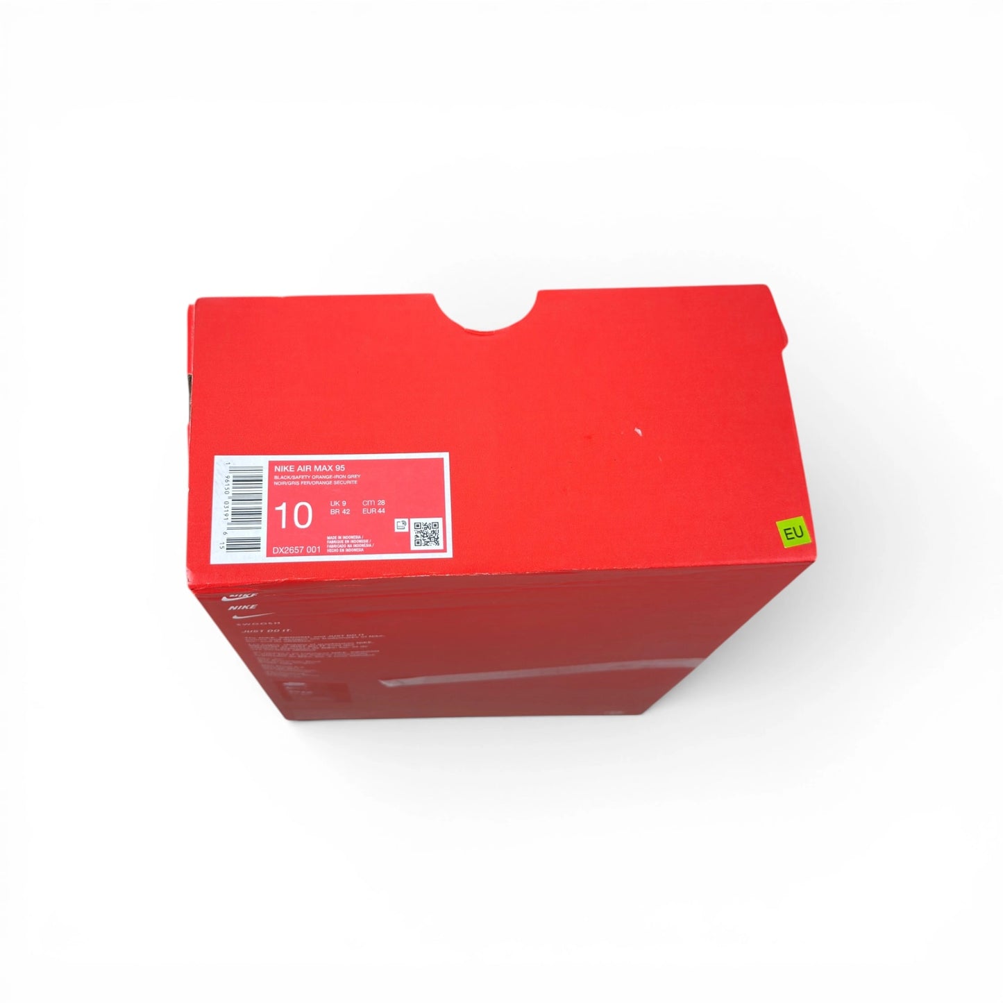 Nike Air Max 95 Black Grey Safety Orange DX2657-001 – EU 44, brand new with cut box