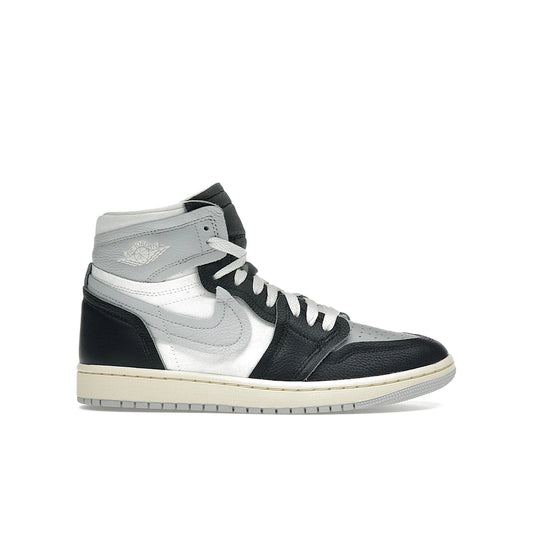 Jordan 1 High Method of Make Anthracite women's leather in anthracite, neutral grey, sail, muslin
