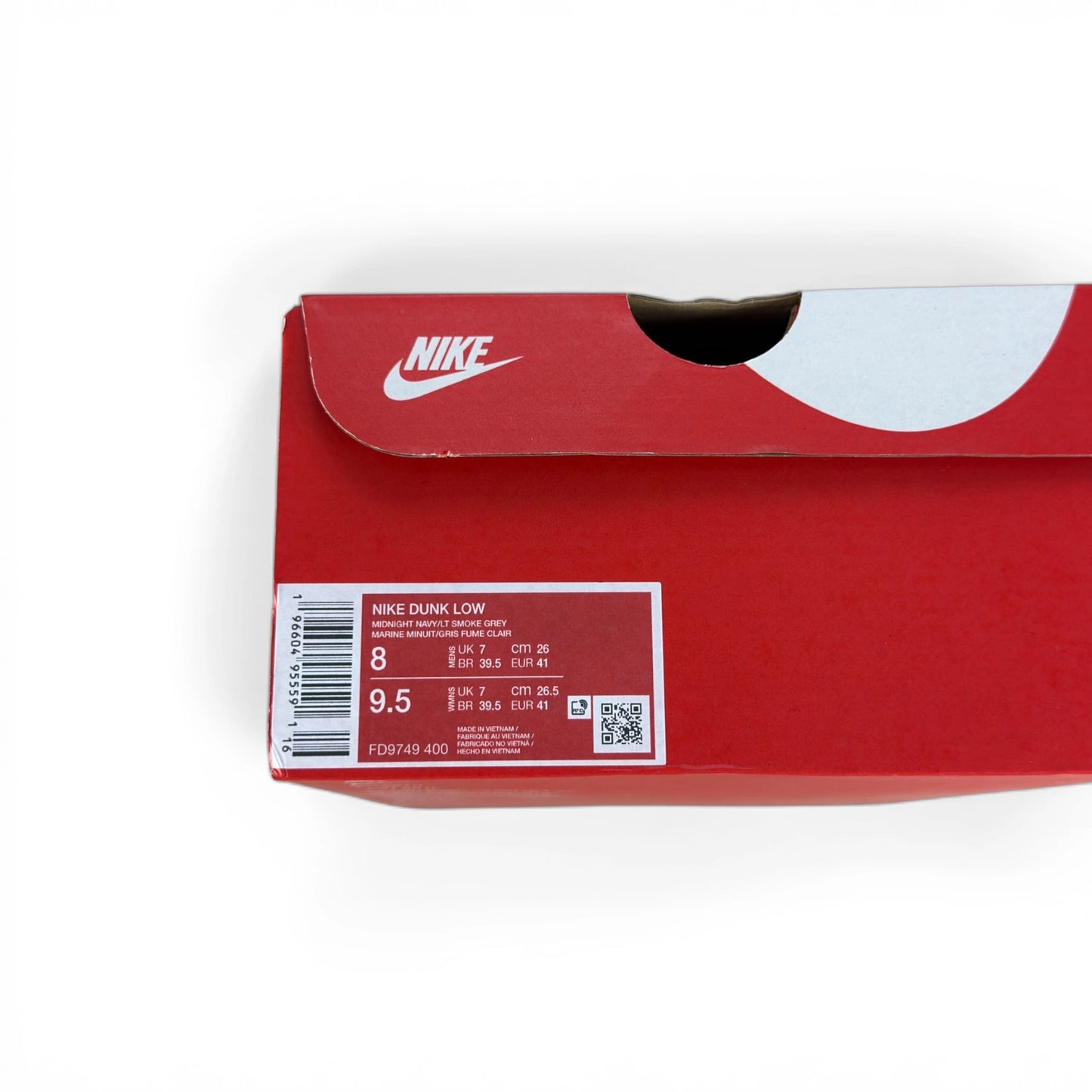 Nike Dunk Low Summit White Midnight Navy FD9749-400 – EU 41, brand new with original box