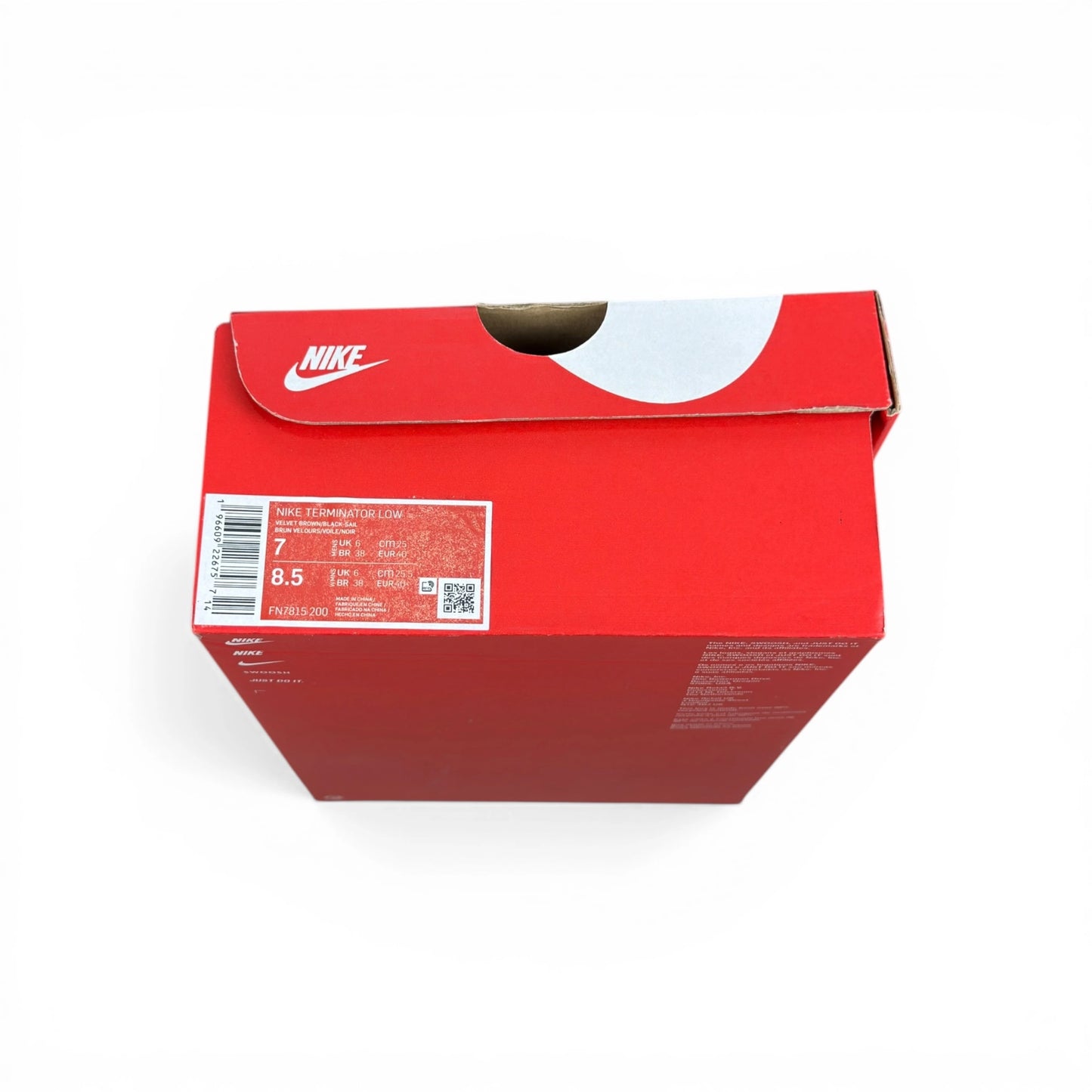 Nike Terminator Low Croc Velvet Brown FN7815-200 – EU 40, brand new with original box