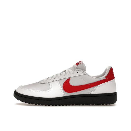Nike Field General '82 SP sneakers, side view, model FQ8762-100, in white and varsity red.