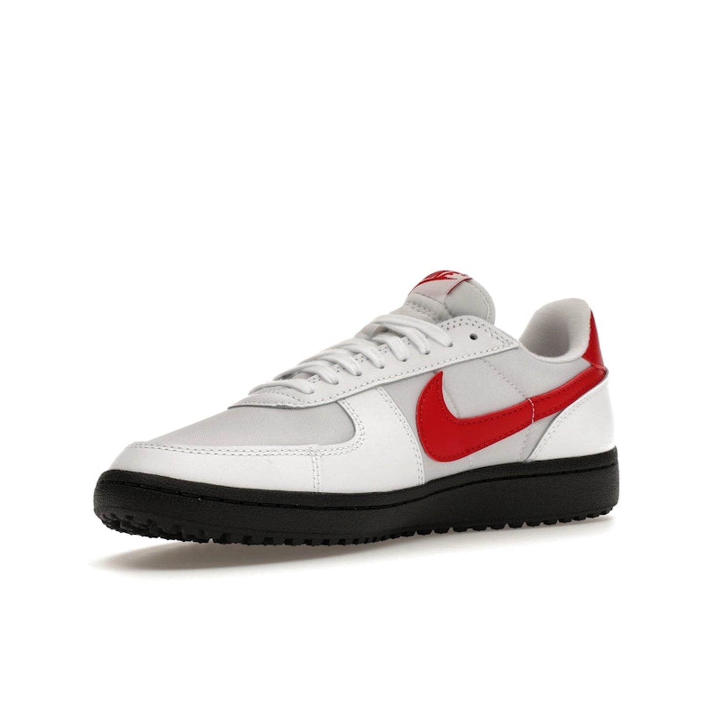 Nike Field General '82 SP sneakers, front view, model FQ8762-100, in white and varsity red.