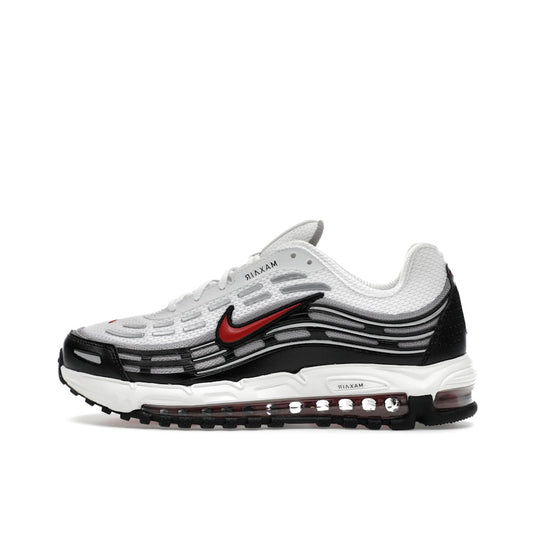 Nike Air Max TL 2.5, side view, in varsity red and white with glossy overlay