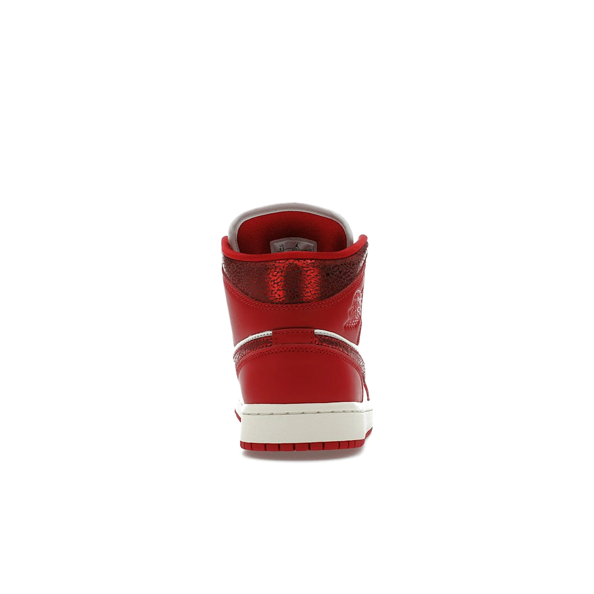 Jordan 1 Mid SE Red Cracked Leather (Women's) – image 4 of 4