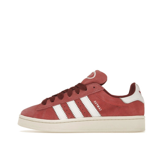 Adidas Campus 00s sneakers, top view, model HP6286, pink strata, women's.