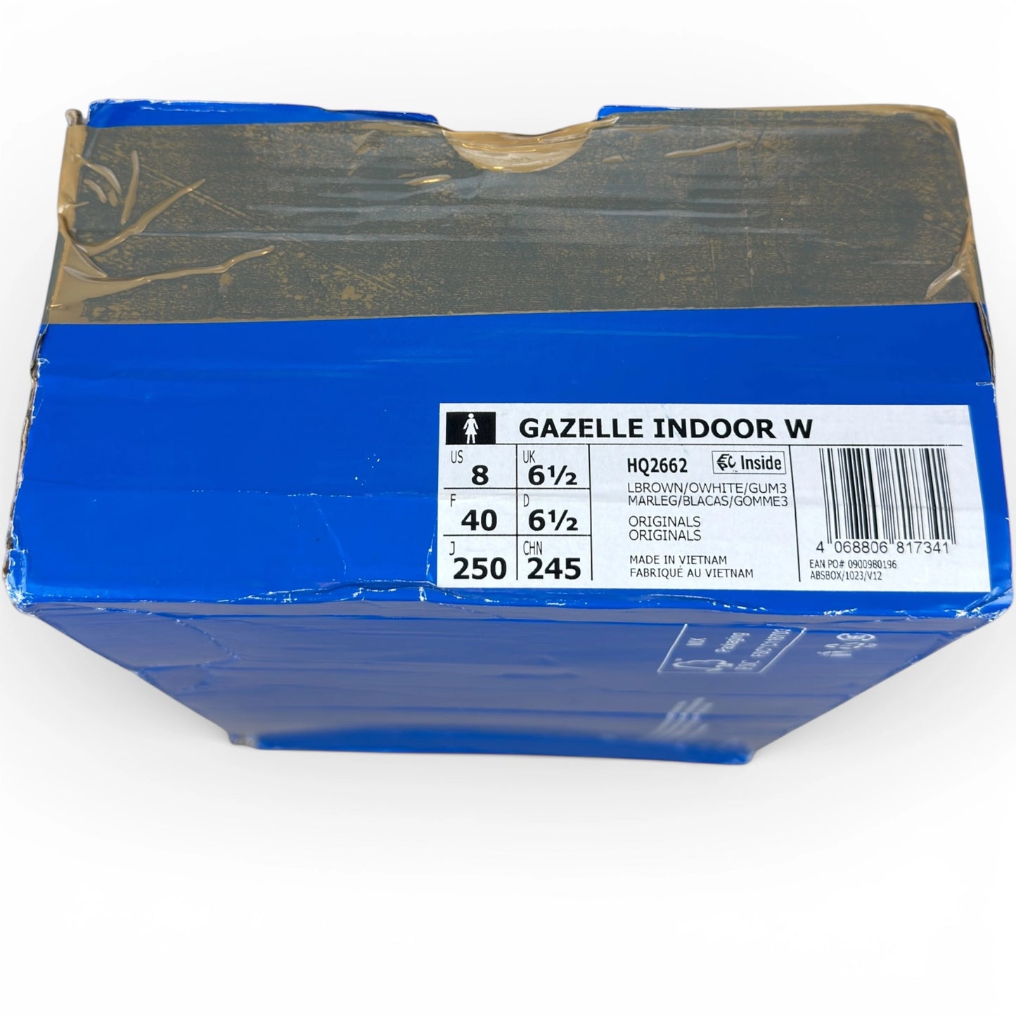 adidas Gazelle Indoor Brown (Women’s) JD Exclusive HQ2662 – size EU 40, brand new with damaged cut outlet box