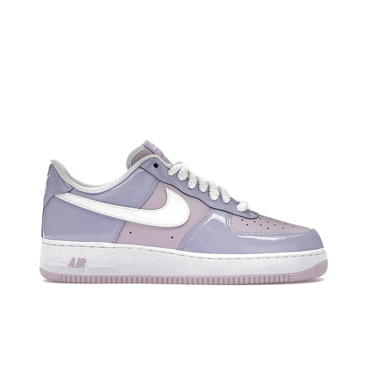 Nike Air Force 1 Low '07 LV8 Hydrangeas patent leather white