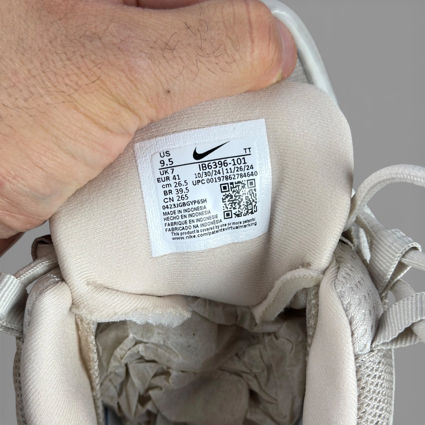 Nike Air Max 95 OG Big Bubble Soft Pearl (Women’s) IB6396-101 – EU 41, brand new with original box