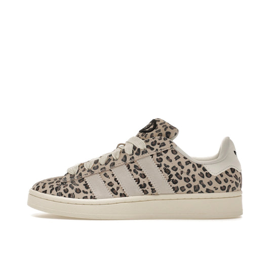 Adidas Campus 00s Leopard Women's sneakers, side view, model ID7041, leopard print.