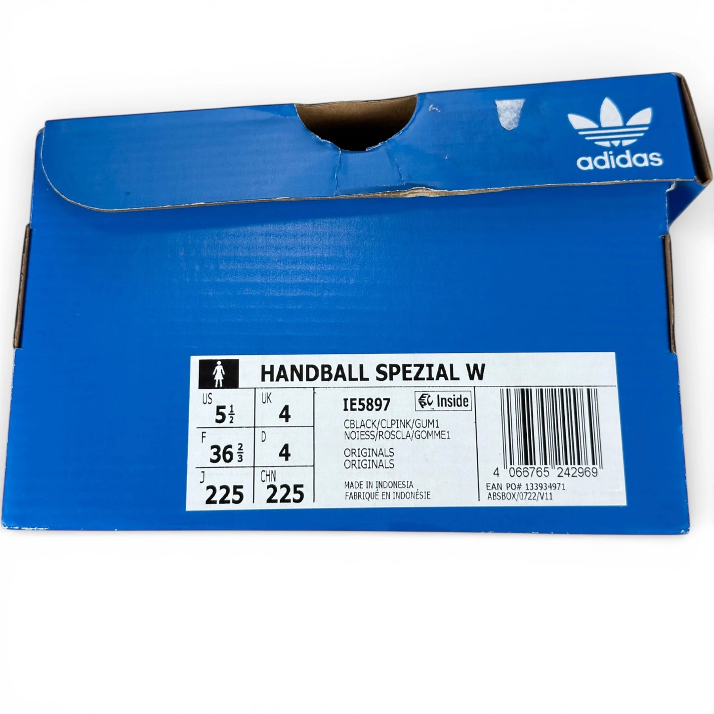 adidas Handball Spezial Core Black Clear Pink Gum (Women's) EU 36⅔