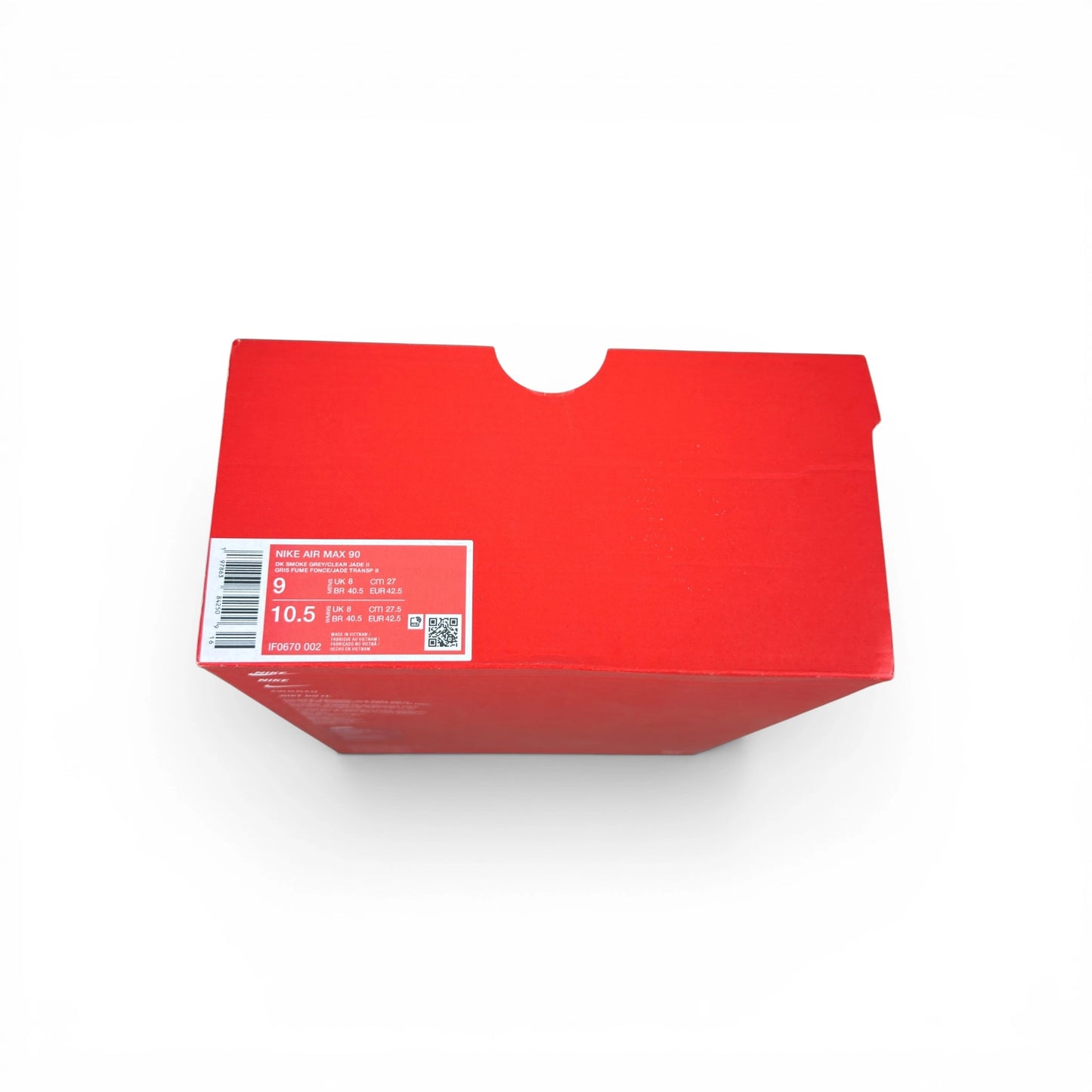 Nike Air Max 90 Black Clear Jade IF0670-002 – EU 42.5, brand new with cut box