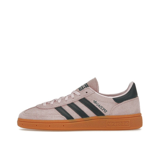 Adidas Handball Spezial Women's sneakers, side view, model IF6561, clear pink with arctic night.