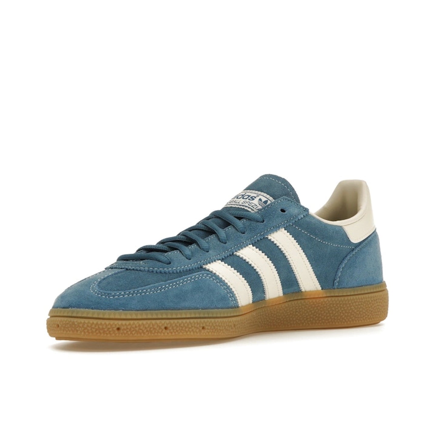 Adidas Handball Spezial sneakers, front view, model IG6194, core blue, cream white, gum sole.