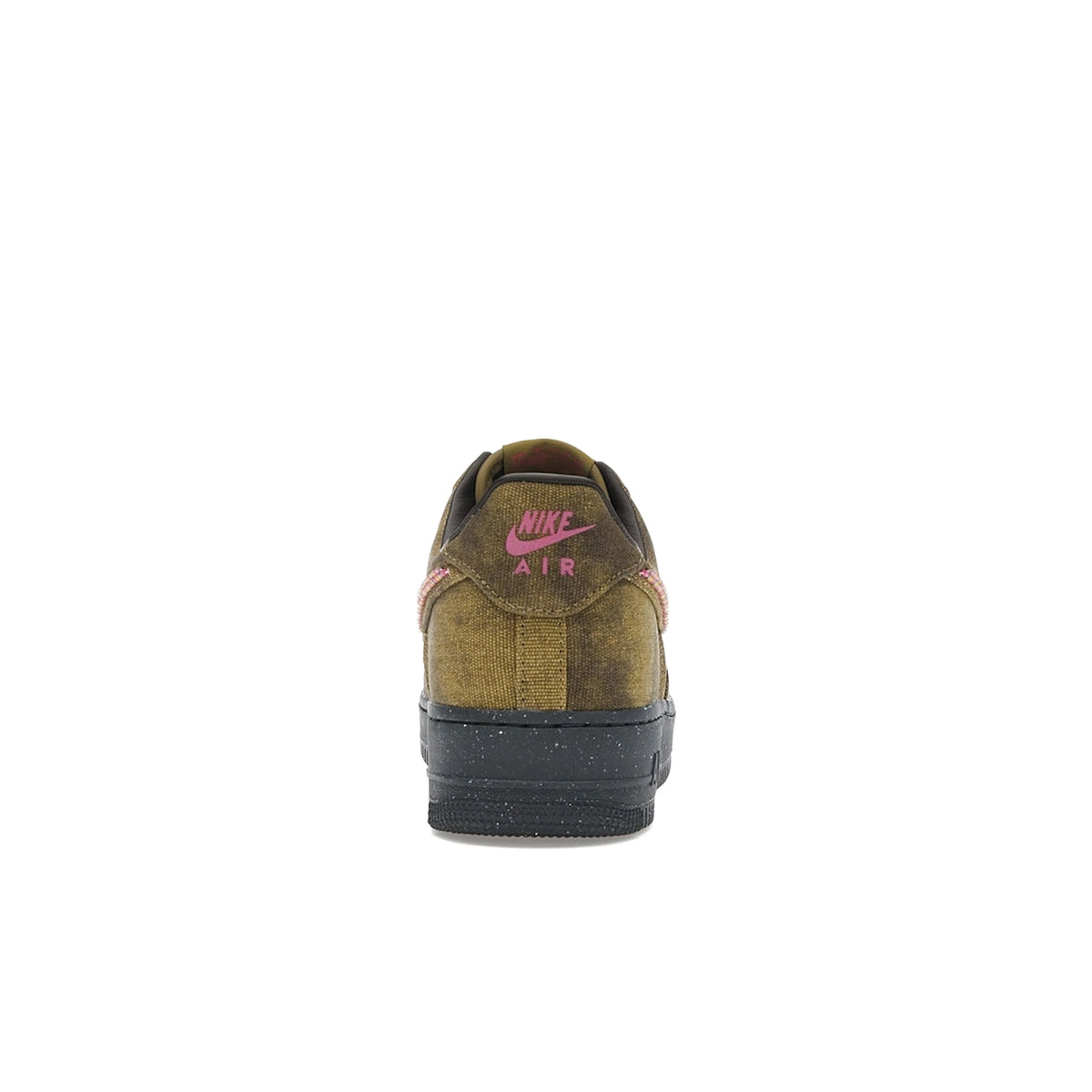Nike Air Force 1 Low '07 QS Boucle in Desert Moss, Fierce Pink, Midwest Gold, Baroque Brown leather – image 4 of 4