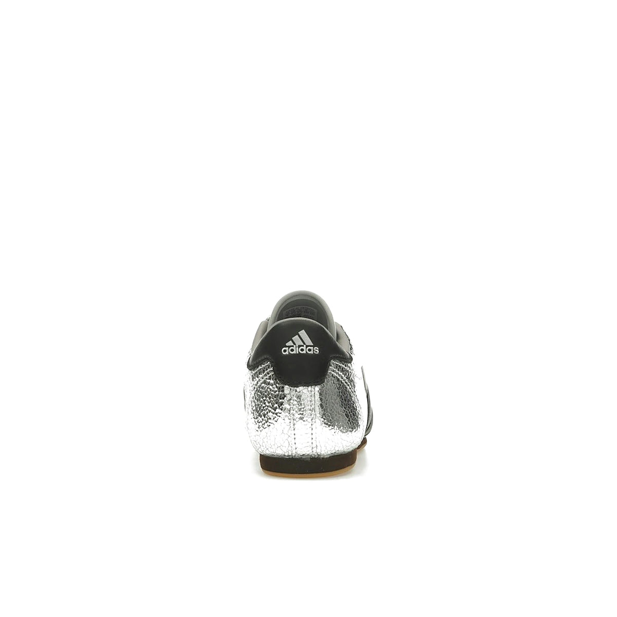 adidas Originals Taekwondo Silver Metallic Black leather sneaker in silver metallic, core black, gum – image 4 of 4