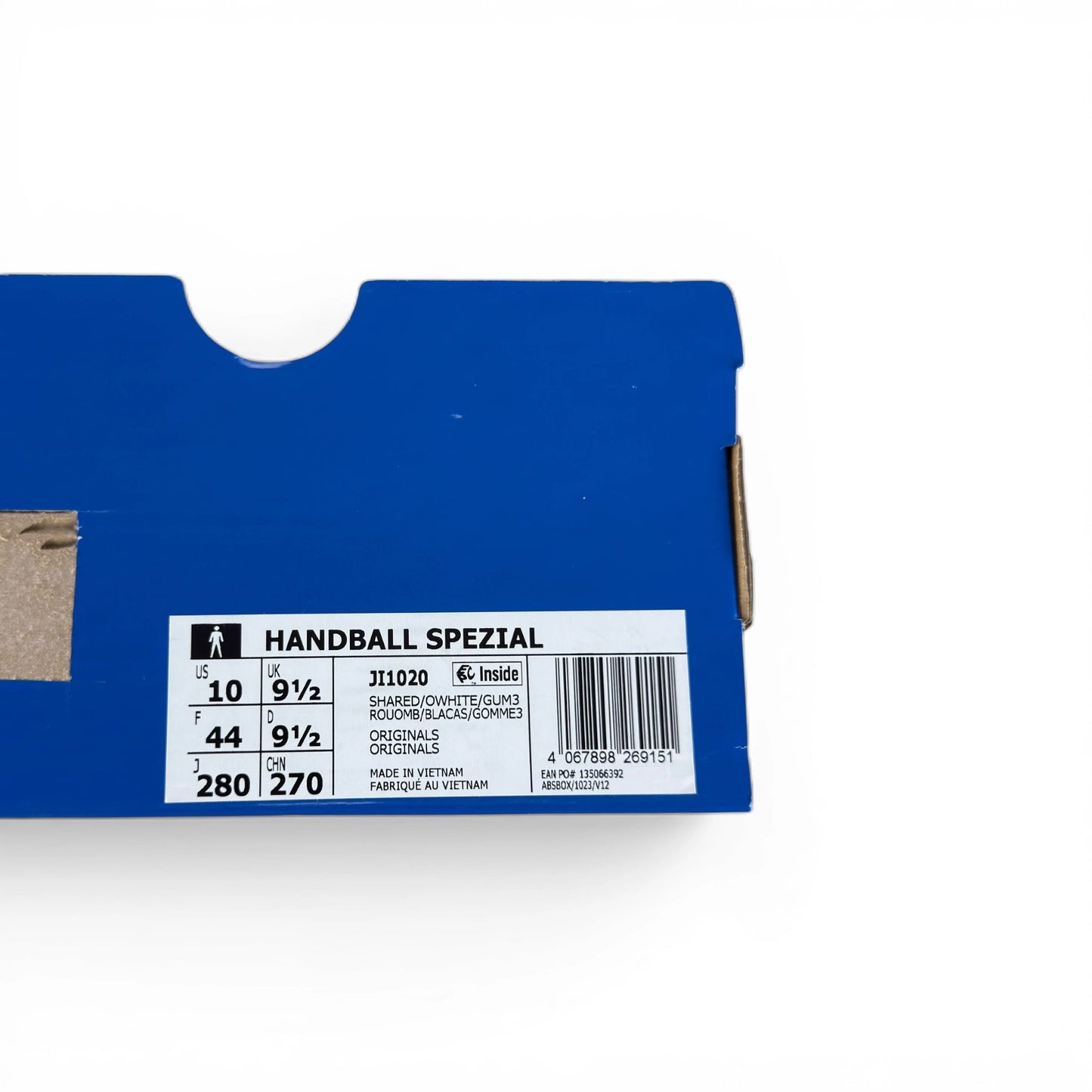 adidas Handball Spezial Shadow Red Off White JI1020 – EU 44, brand new with cut box