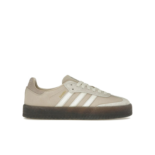 adidas Sambae Linen women's shoes in linen, off‑white and grey