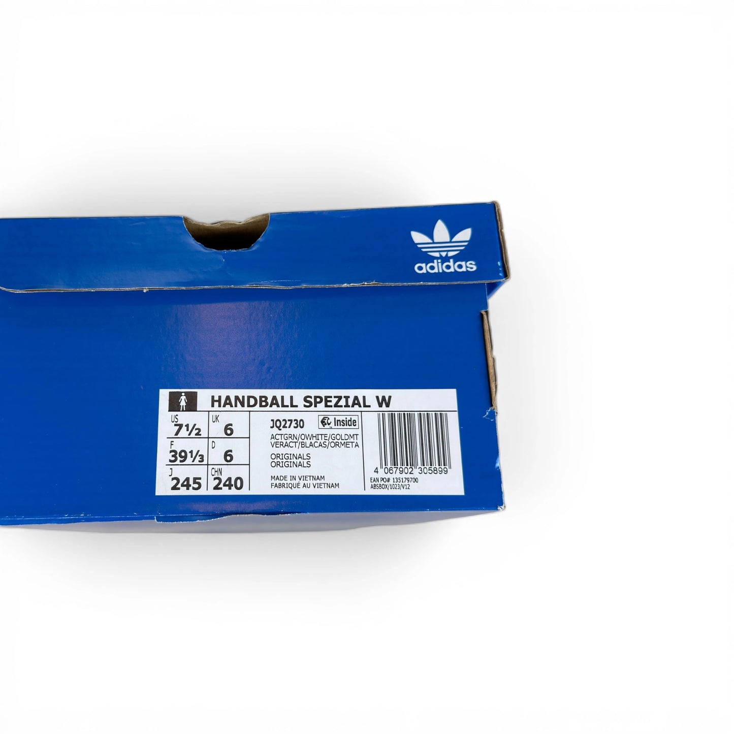 adidas Handball Spezial Active Green Off White (Women’s) JQ2730 – EU 39 1/3, brand new with original box