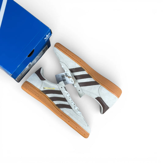 adidas Handball Spezial Off-White Earth Strata Gum (Women's) JQ8903 40⅔ nuove con scatola intera
