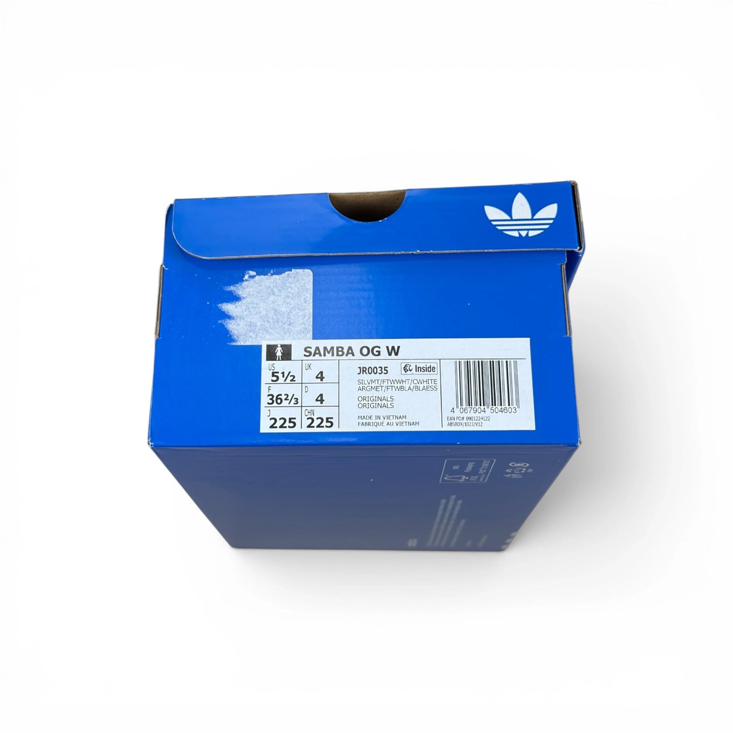 adidas Samba OG Silver Metallic Cracked Leather (Women’s) JR0035 – EU 36 2/3, brand new with original box