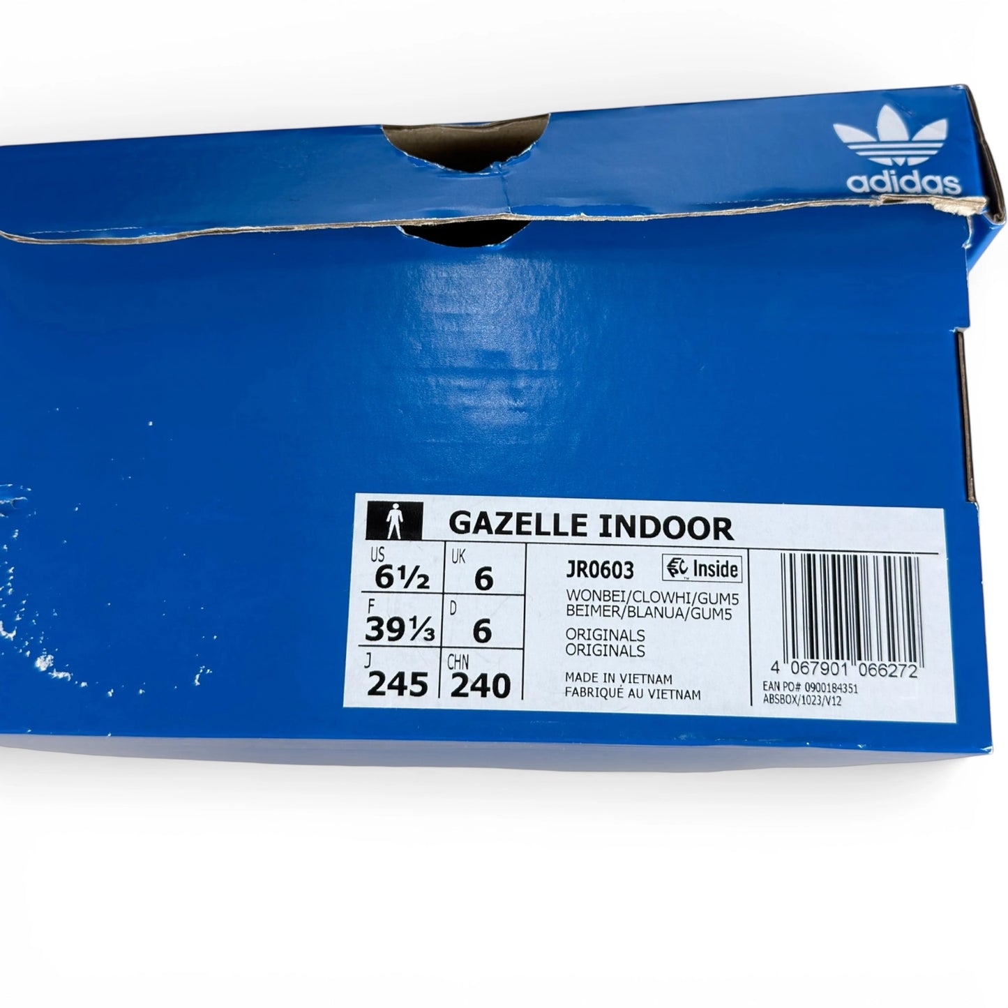 adidas Gazelle Indoor “Wonder Beige Gum” JR0603 – EU 39⅓, brand new with original box