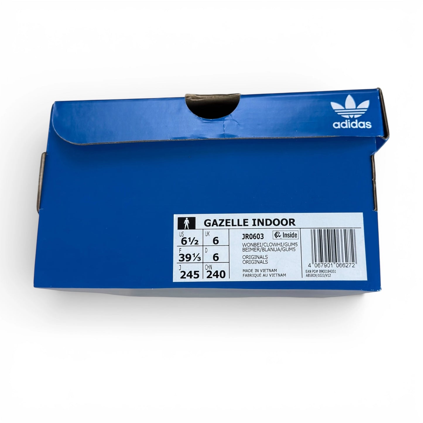 adidas Gazelle Indoor “Wonder Beige Gum” JR0603 – EU 39⅓, brand new with original box