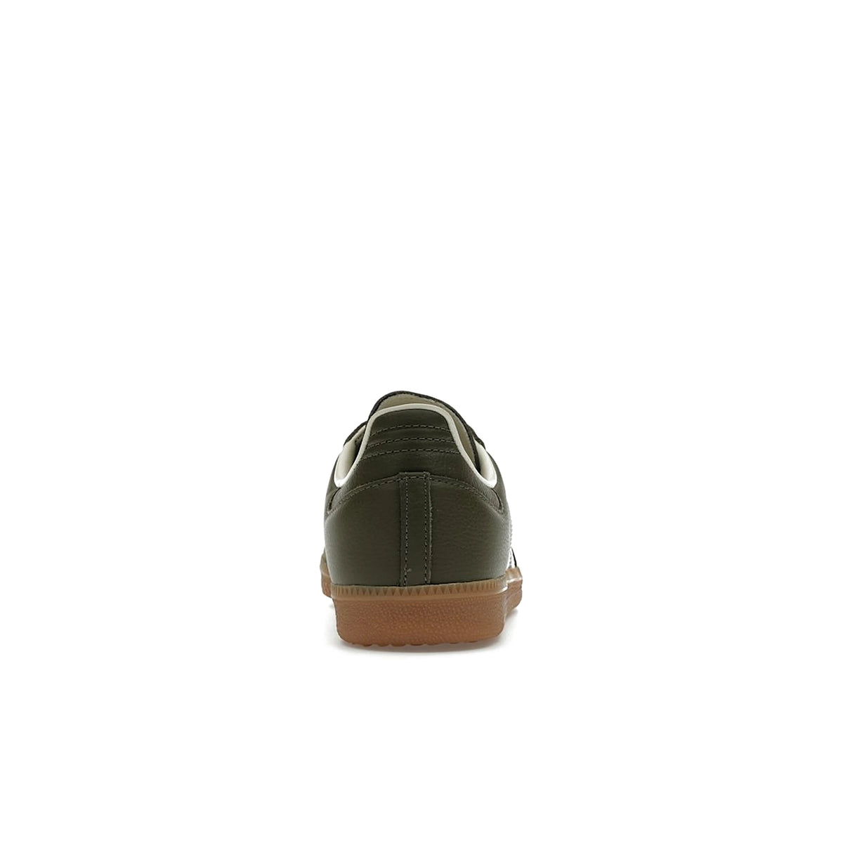 adidas Samba OG sneakers in medium raw khaki suede with off‑white accents and gum sole – image 4 of 4