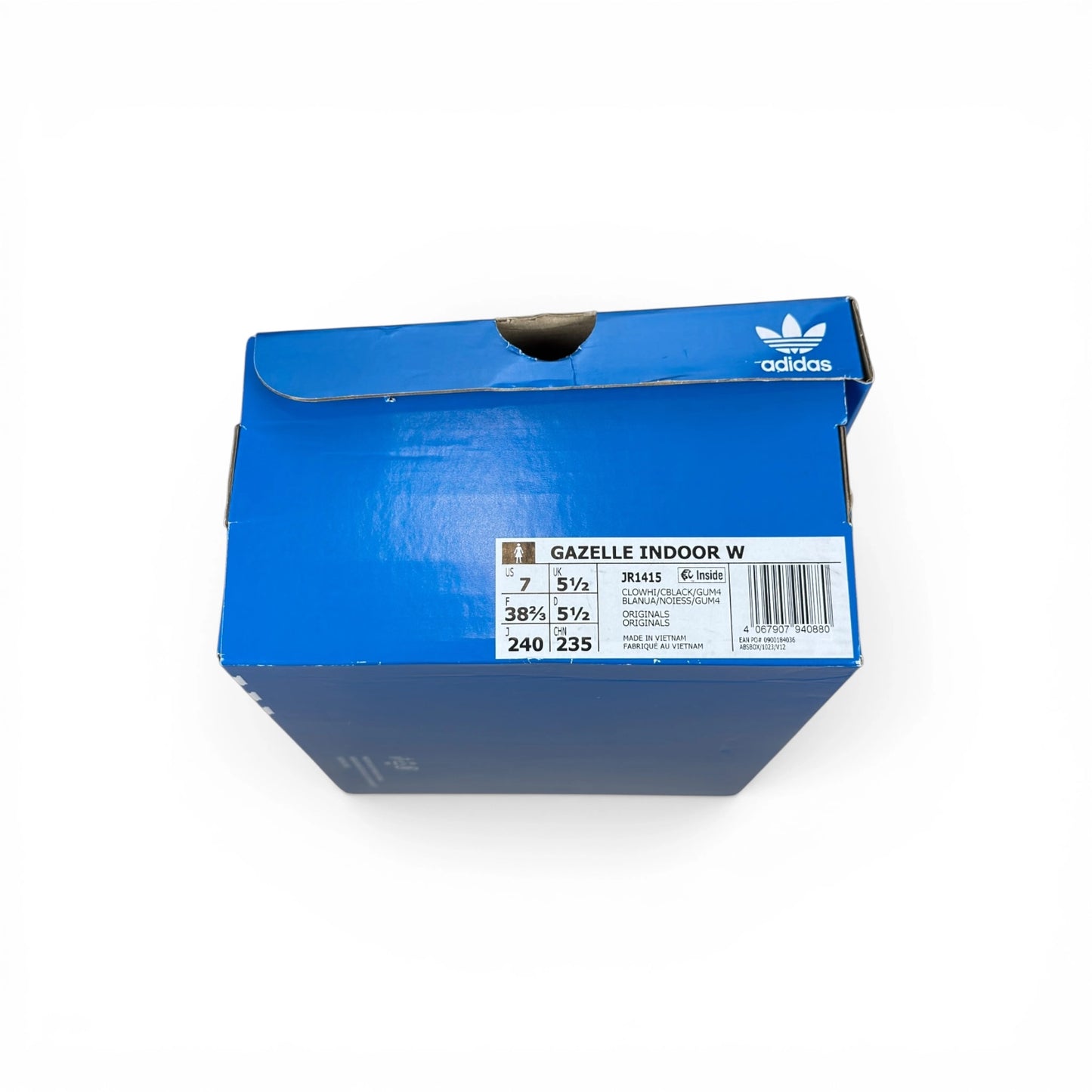 adidas Gazelle Indoor Cloud White Black Leopard (Women’s) JR1415 – EU 38 2/3, brand new with original box