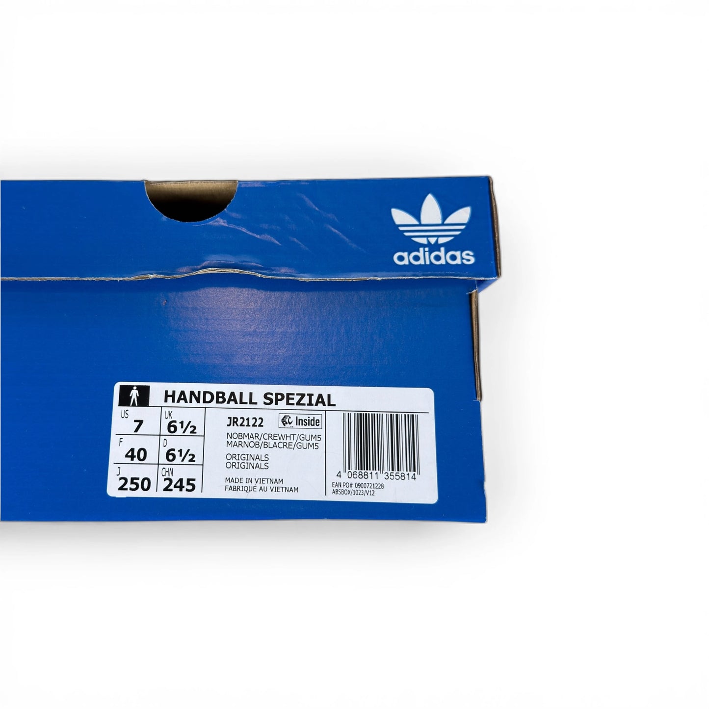 adidas Handball Spezial Burgundy Crew White JR2122 – EU 40, brand new with original box